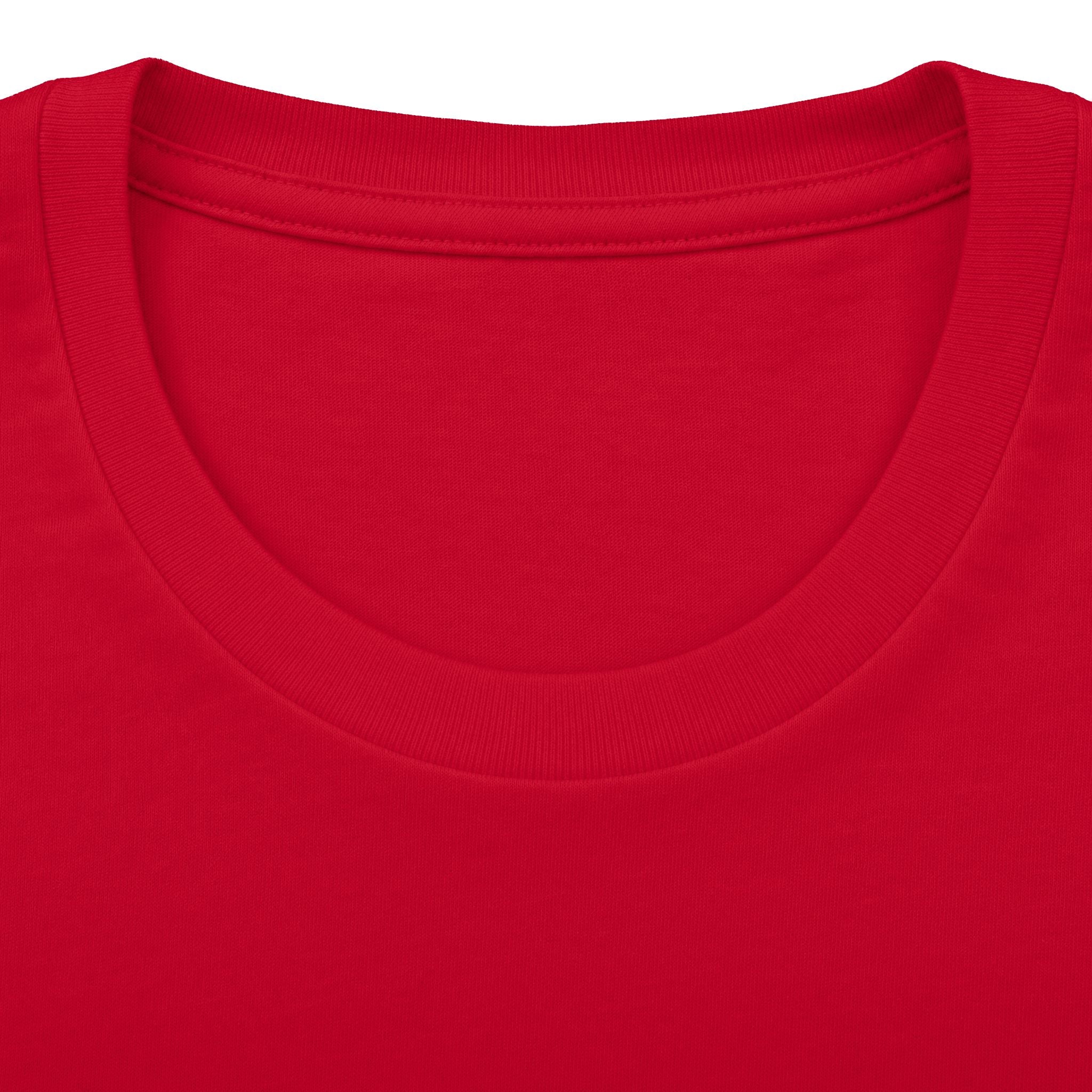 Deaton 'People Over Politics' Red Crew Tee — Back Number 26 Cotton T-Shirt