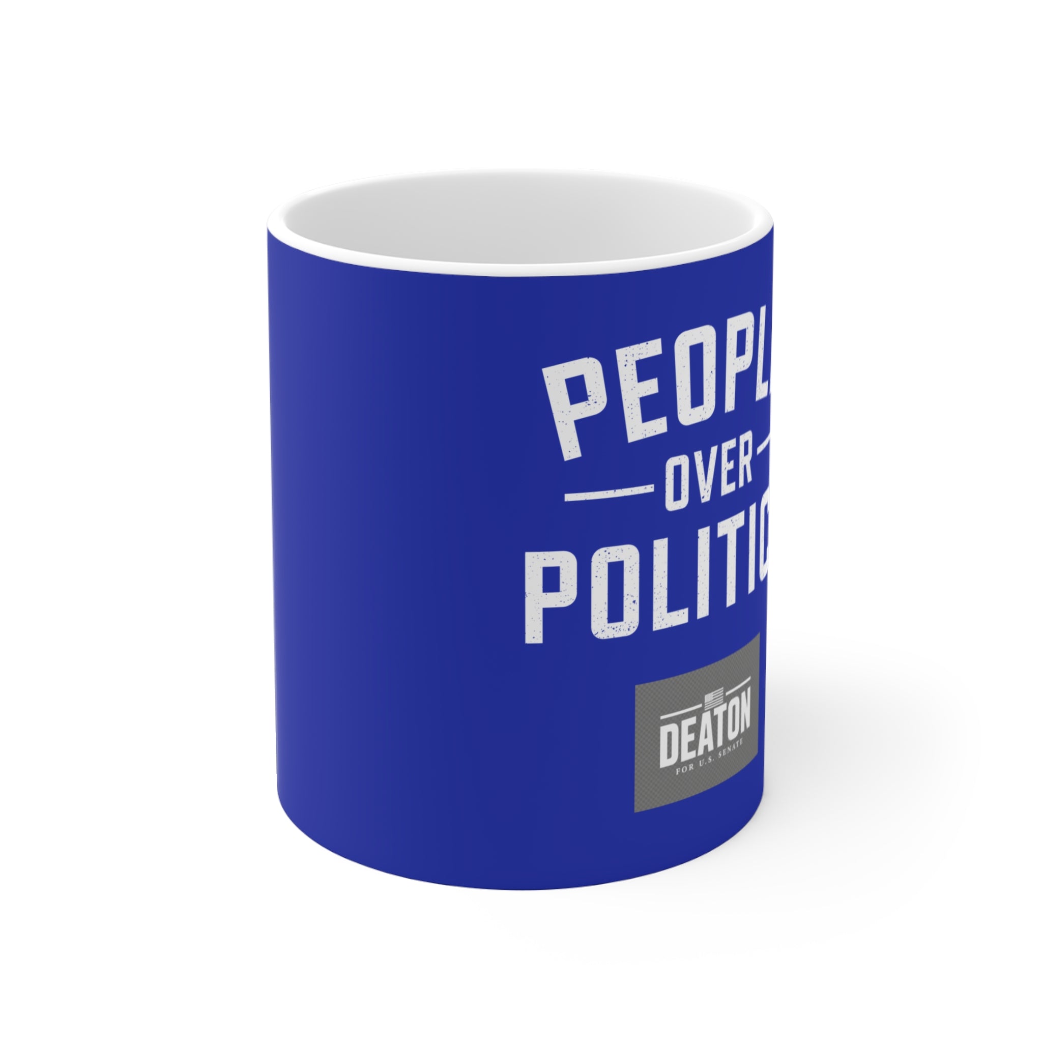 People Over Politics 11oz Coffee Mug — Political Campaign & Activist Gift