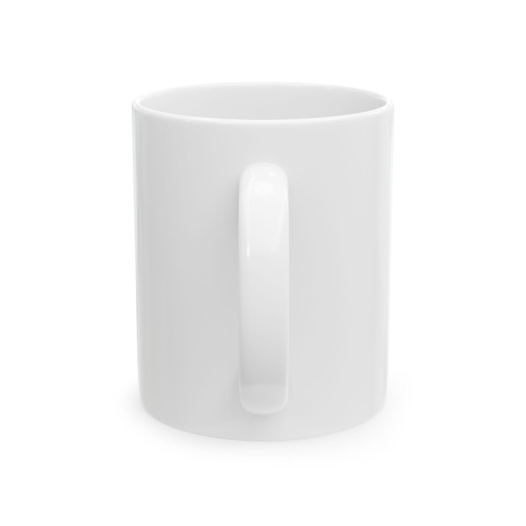 Campaign Ceramic Mug — 'For U.S. Senate' Political Coffee Cup with American Flag