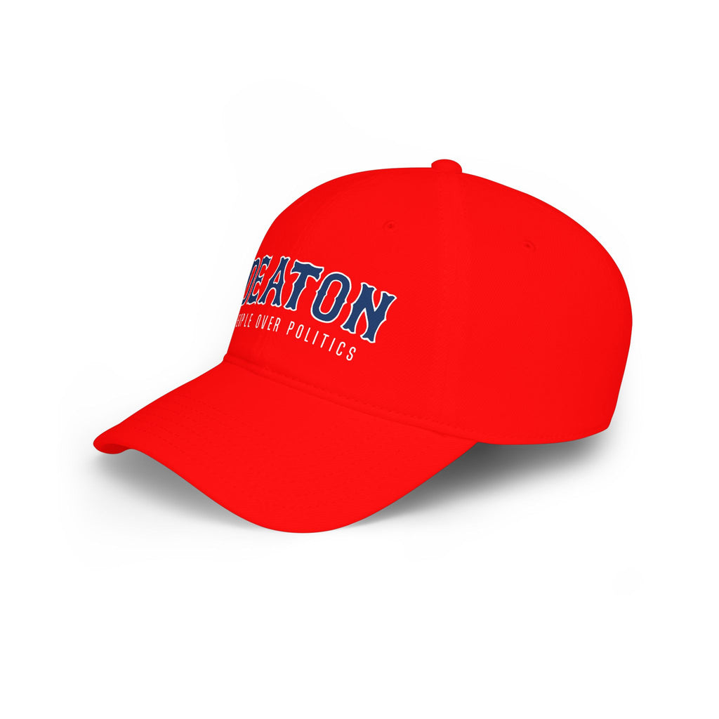Deaton 'People Over Politics' Embroidered Baseball Cap