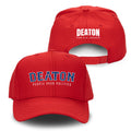Deaton Red Structured Adjustable Hat