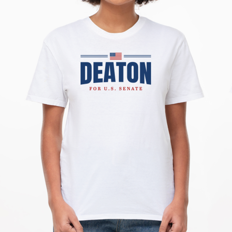 John Deaton for Senate White T-Shirt